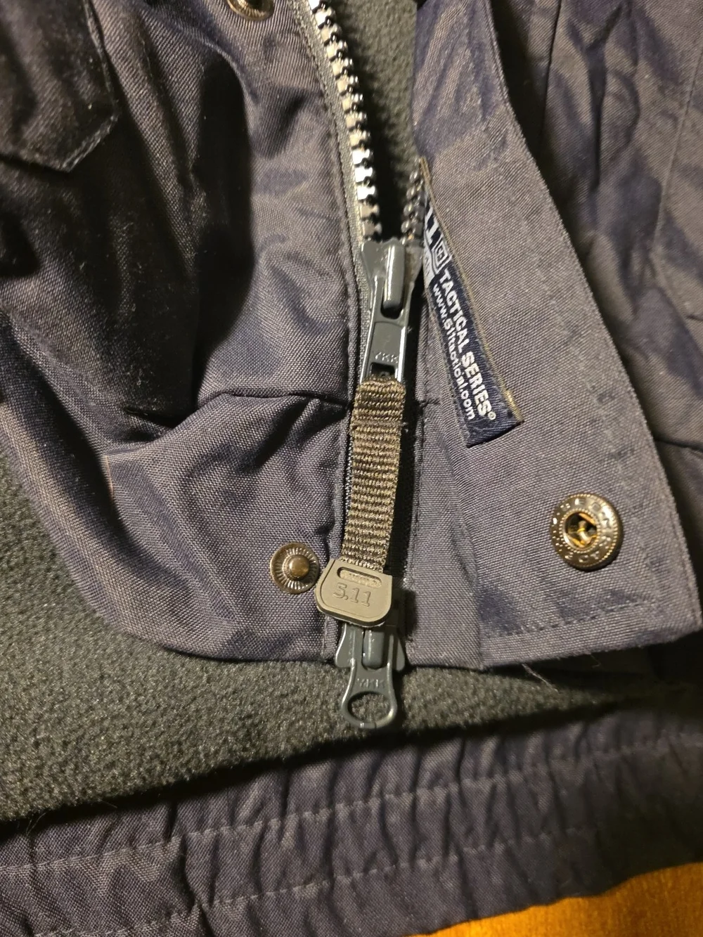 5.11 Tactical Men's Fast-Tac Duty Jacket Full-Zip Warmer Pockets Blue Size XL